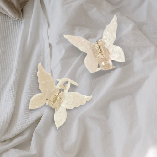 Hair Clip, Haarspange, Schmetterling, Kleine Haarspange, weiß, Pinterest, Tiktok Trend