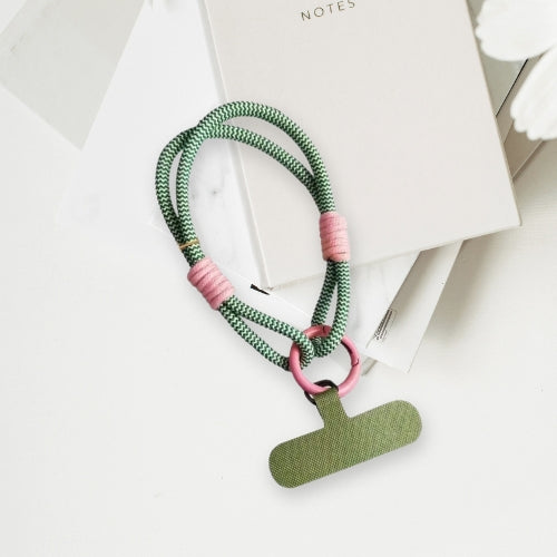Handykette universal, Handykette Schlaufe für Mädels, Geschenkidee, Geschenkbox, Pink Grün