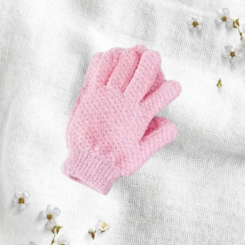 Peeling Handschuhe Pink, Badeschwamm, Peeling, Badeartikel, Selfcare Geschenk, Geschenkbox