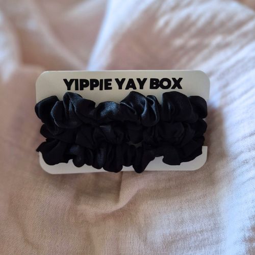 Scrunchie, Haargummi, Haarband, Satin, 3er-Set